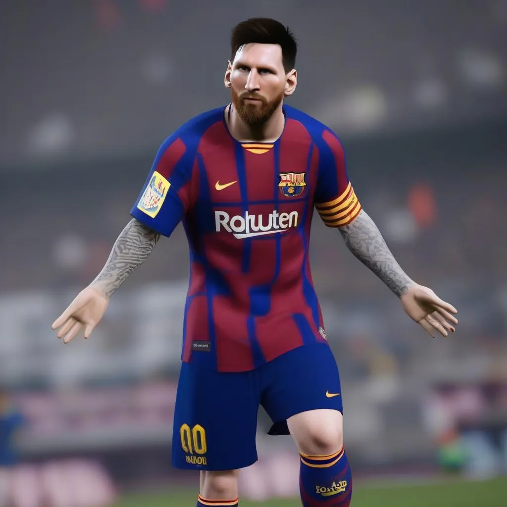 Messi và Ronaldo thi đấu trong PES 2020