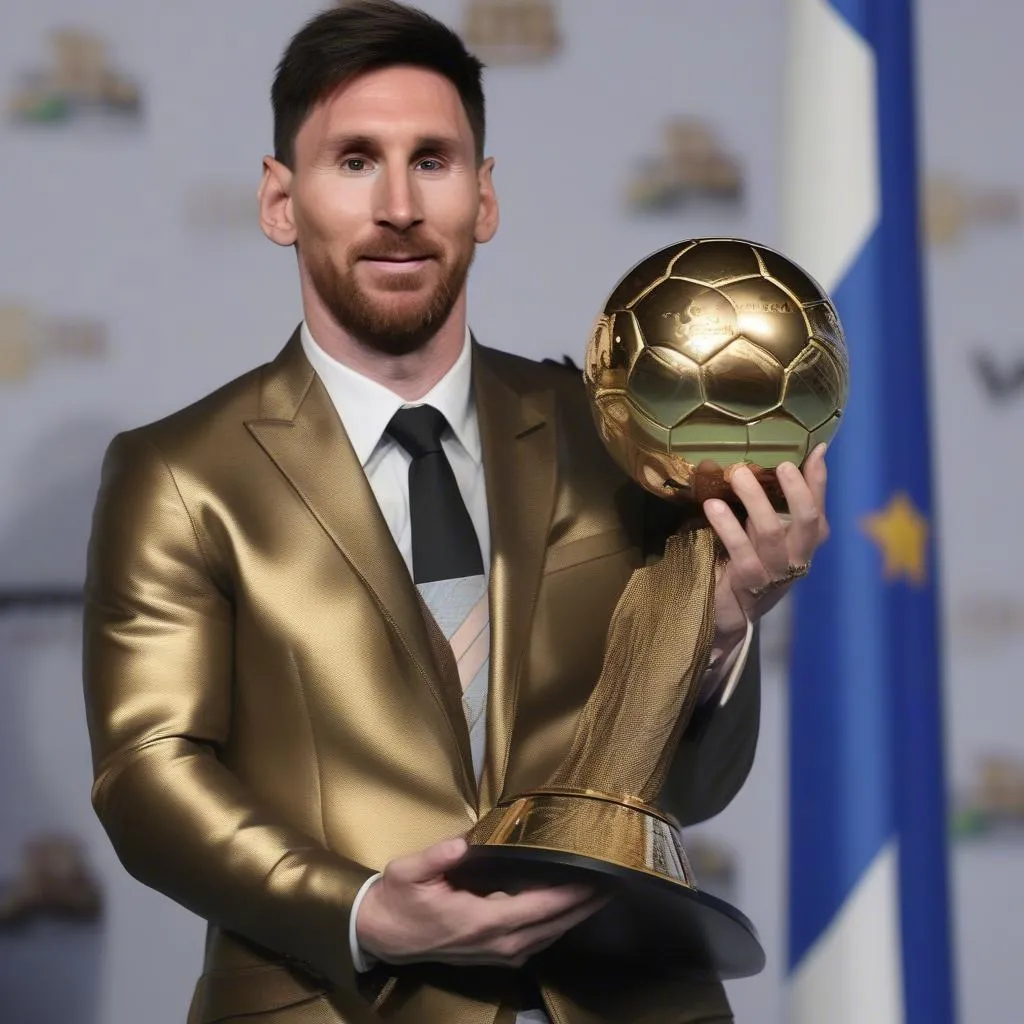 Lionel Messi nhận giải Quả bóng vàng năm 2022