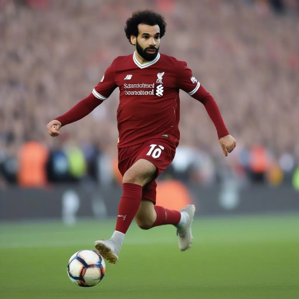 Mohamed Salah ghi bàn cho Liverpool 