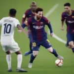 Messi vượt qua hàng thủ