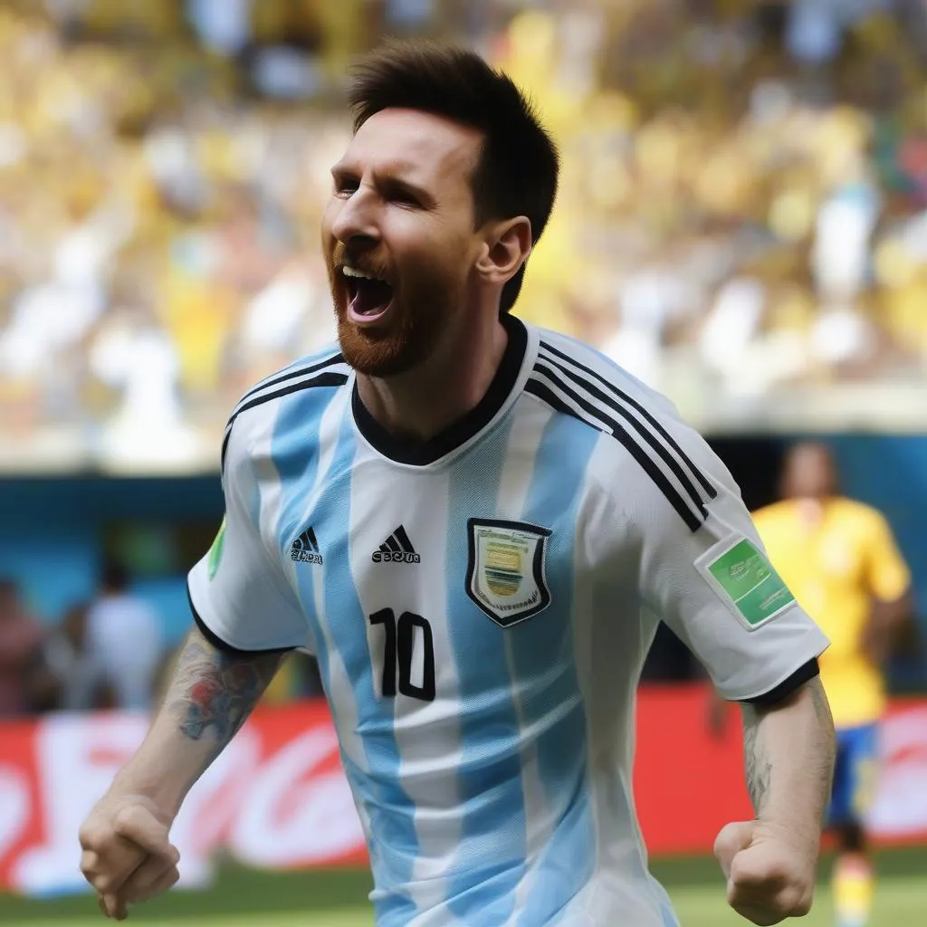 Messi ghi bàn tại World Cup 2014