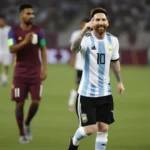 Messi ăn mừng bàn thắng