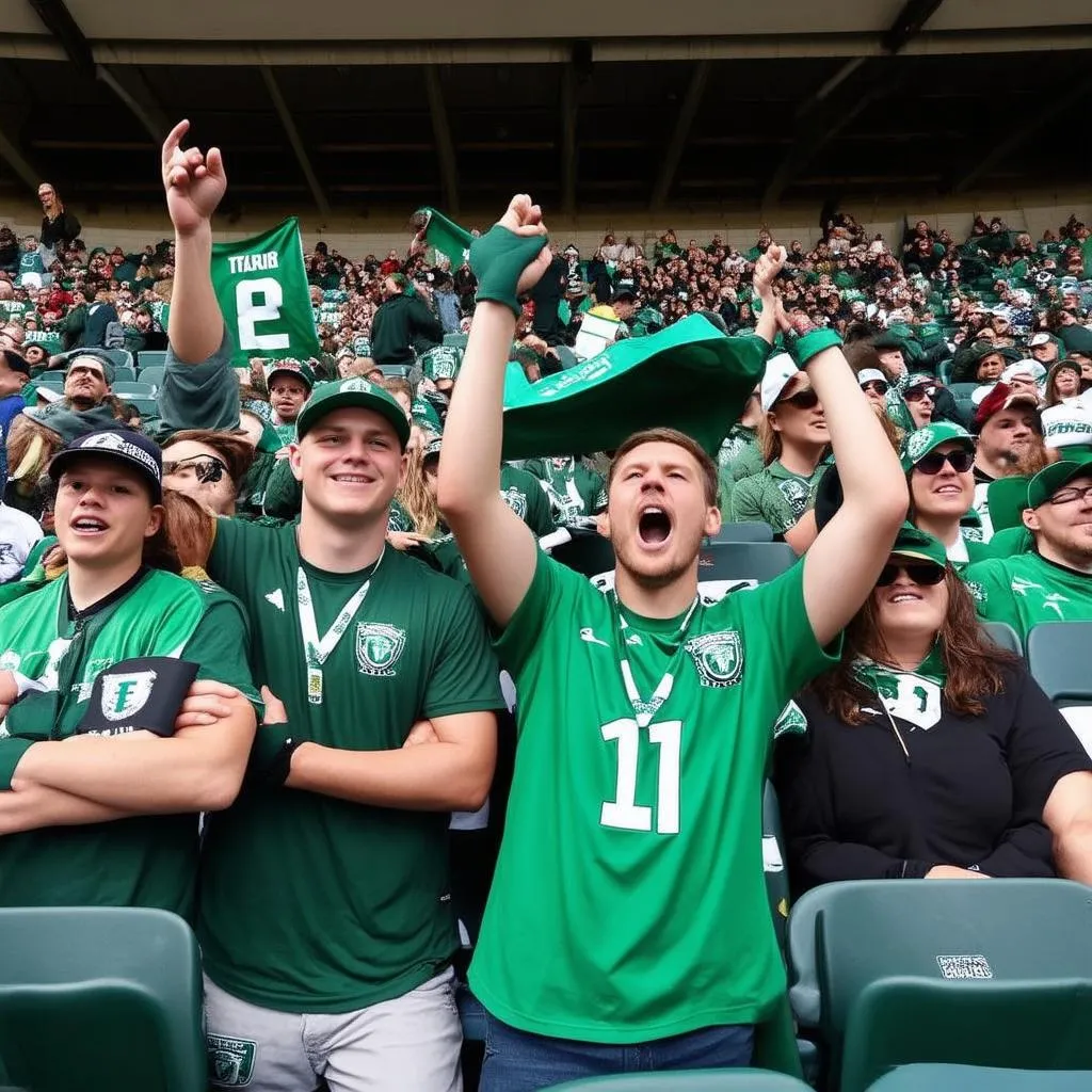 người hâm mộ của portland timbers