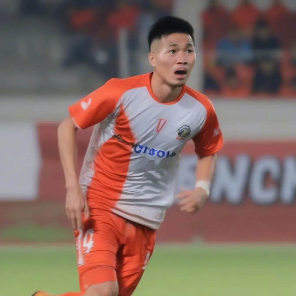 Thủ môn Nguyễn Văn Toản trong màu áo Viettel FC