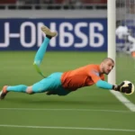 Jan Oblak cản phá cú sút phạt đền