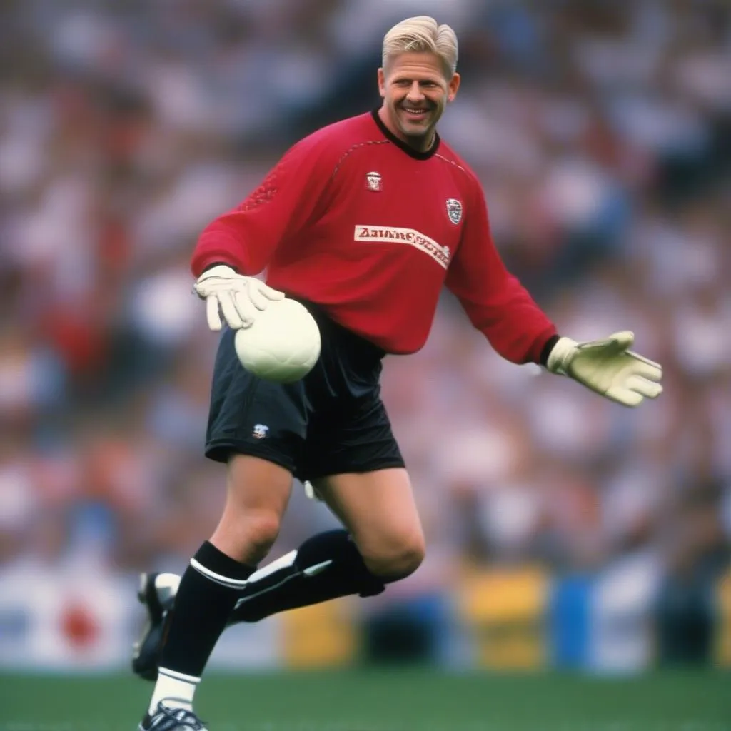 Peter Schmeichel, một trong những thủ môn vĩ đại nhất mọi thời đại