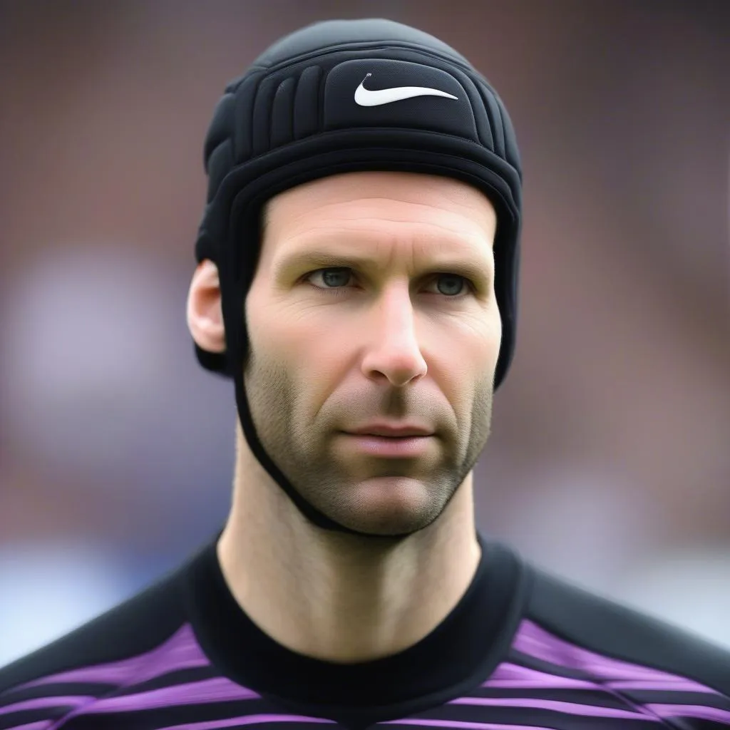 Thủ môn Petr Cech trong màu áo Chelsea