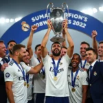 Hình ảnh Real Madrid ăn mừng chức vô địch C1 2022