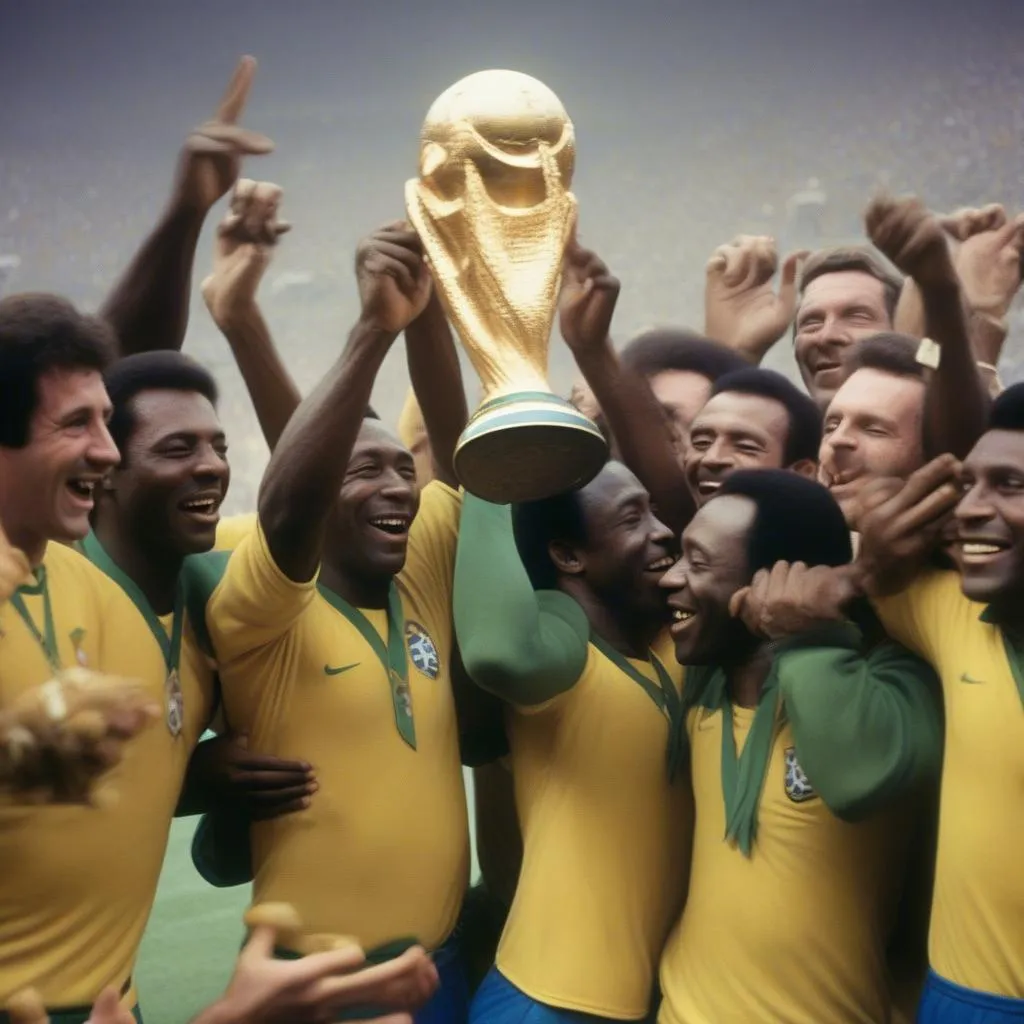 Roberto dẫn dắt Brazil đến chức vô địch World Cup 1970