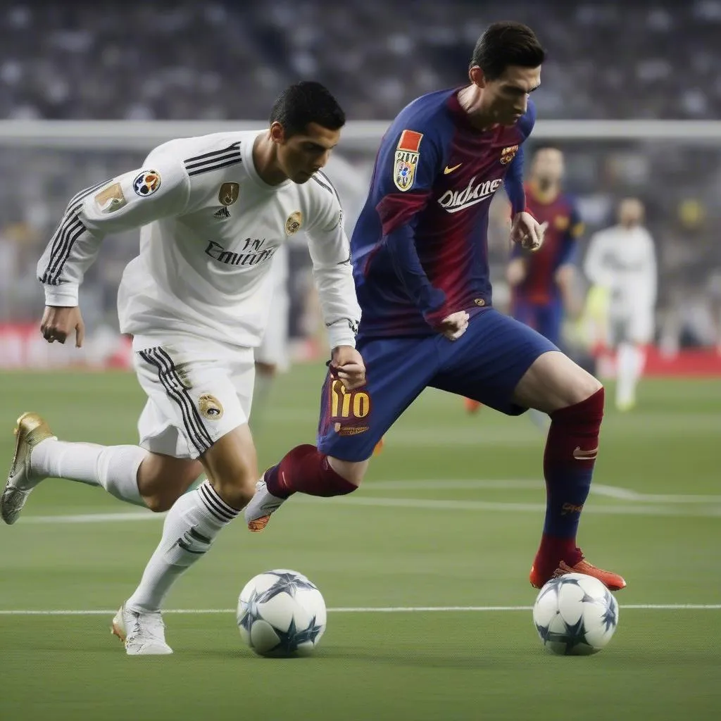 Ronaldo và Messi đối đầu trong trận đấu kinh điển Real Madrid vs Barcelona