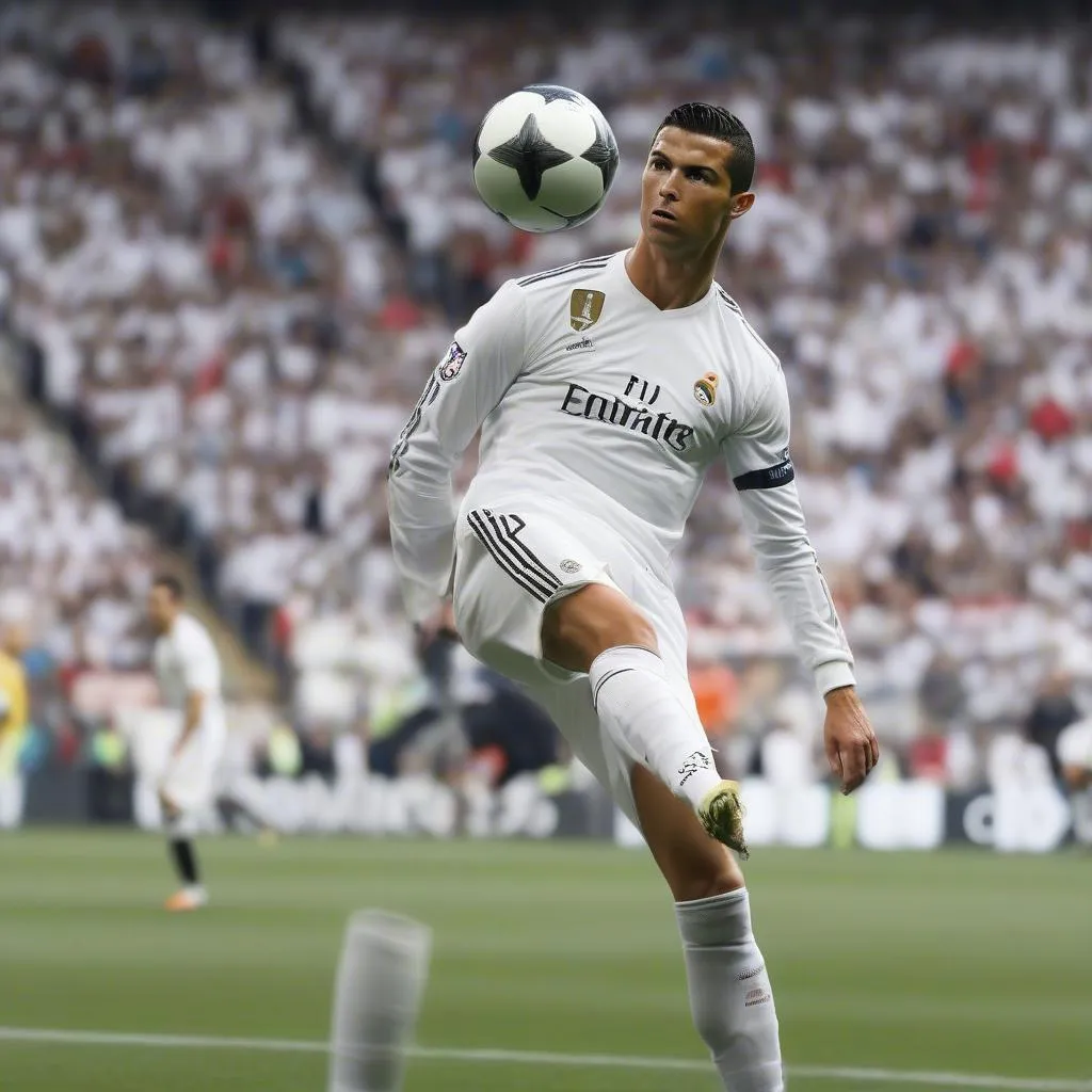 Siêu phẩm đá phạt của Ronaldo