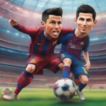 Ronaldo và Messi cùng nhau chơi bóng