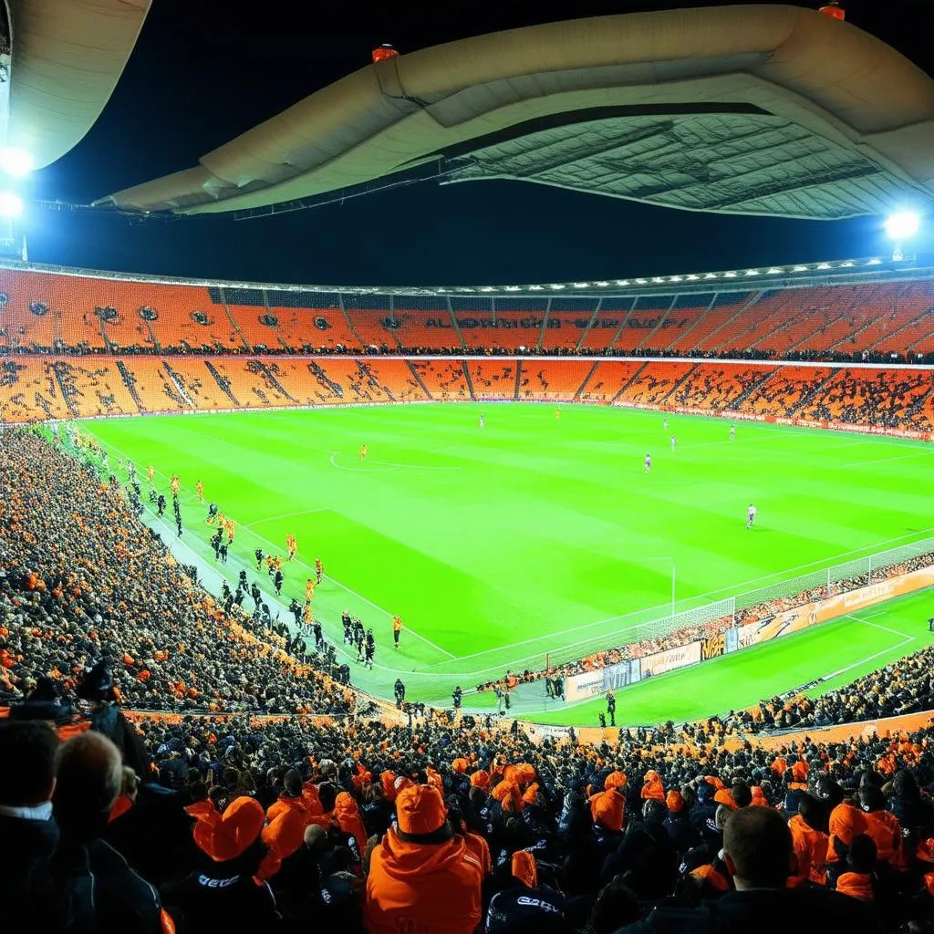 Shata Donetsk thi đấu tại Donbass Arena