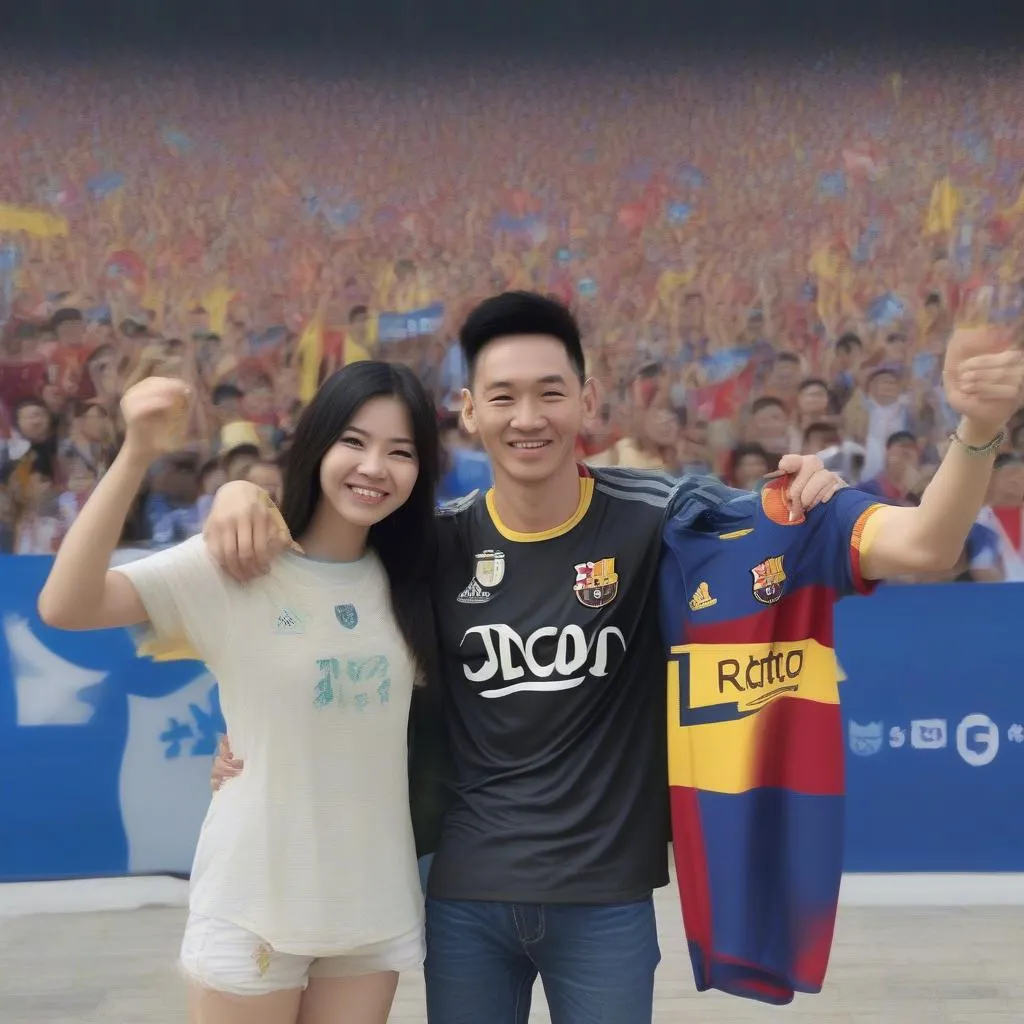 Sơn Tùng M-TP và một fan cuồng nhiệt khác của Messi cùng chung niềm vui khi đội bóng yêu thích giành chiến thắng