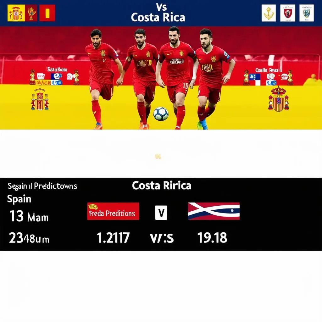 Soi kèo Tây Ban Nha vs Costa Rica