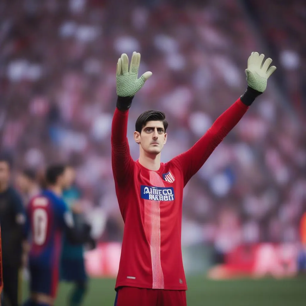 Thibaut Courtois thủ môn Atletico Madrid