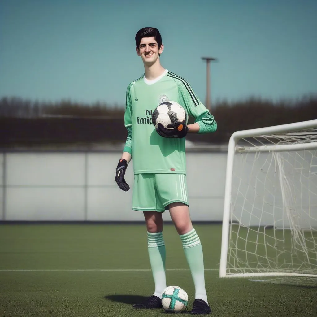 Thibaut Courtois lúc nhỏ