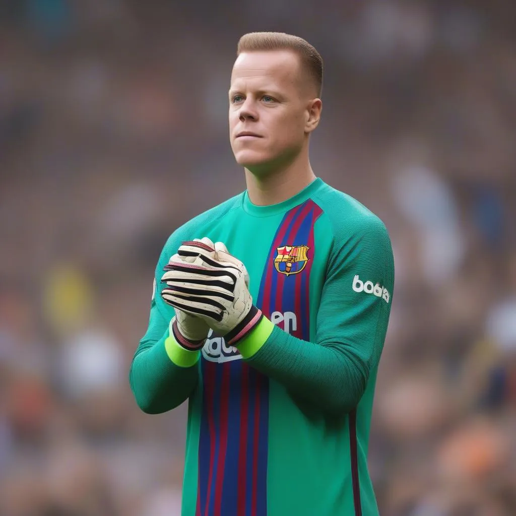 Marc-André ter Stegen trong màu áo Barcelona mùa giải 2019