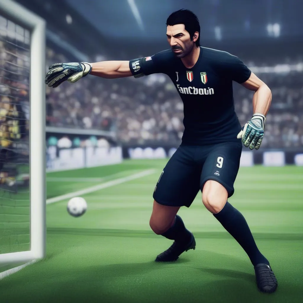 Gianluigi Buffon mùa TOTS là một trong những thủ môn &quot;cực phẩm&quot; của FIFA Online 3, với chỉ số phản xạ nhanh nhạy, cản phá &quot;bá đạo&quot; và khả năng bắt penalty &quot;siêu đẳng&quot;.