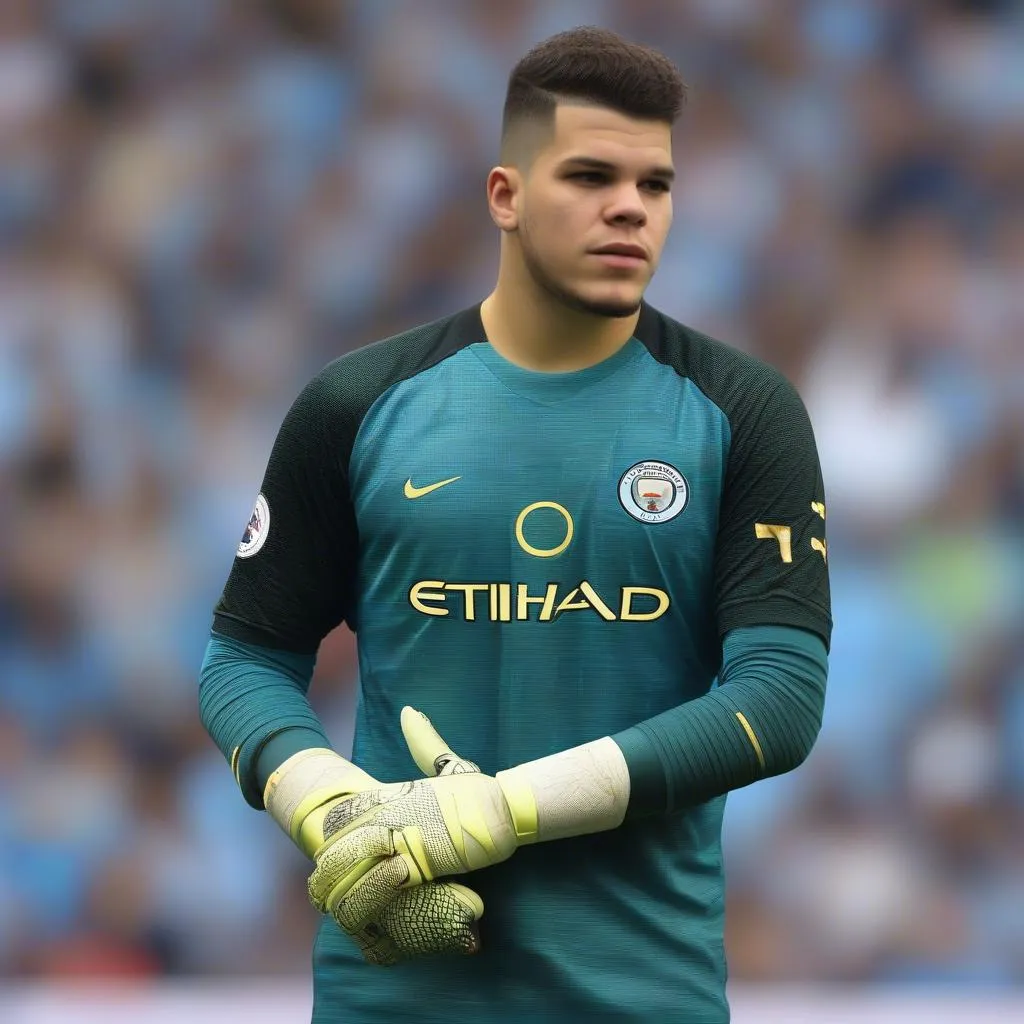 Ederson Moraes, thủ môn lương thấp FO4 của Manchester City - một người gác đền đầy tài năng