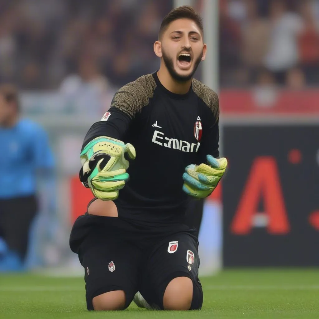 Gianluigi Donnarumma, thủ môn lương thấp FO4 xuất sắc của AC Milan