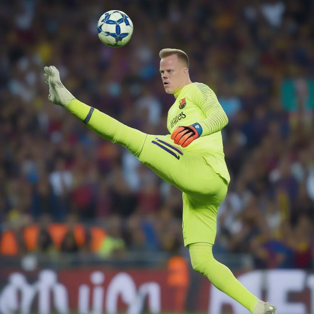 Thủ môn Ter Stegen của Barcelona