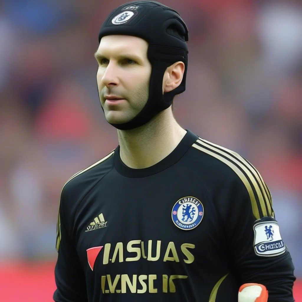 Petr Cech: Thủ Môn Tóc Xù Với Nón Bảo Hiểm