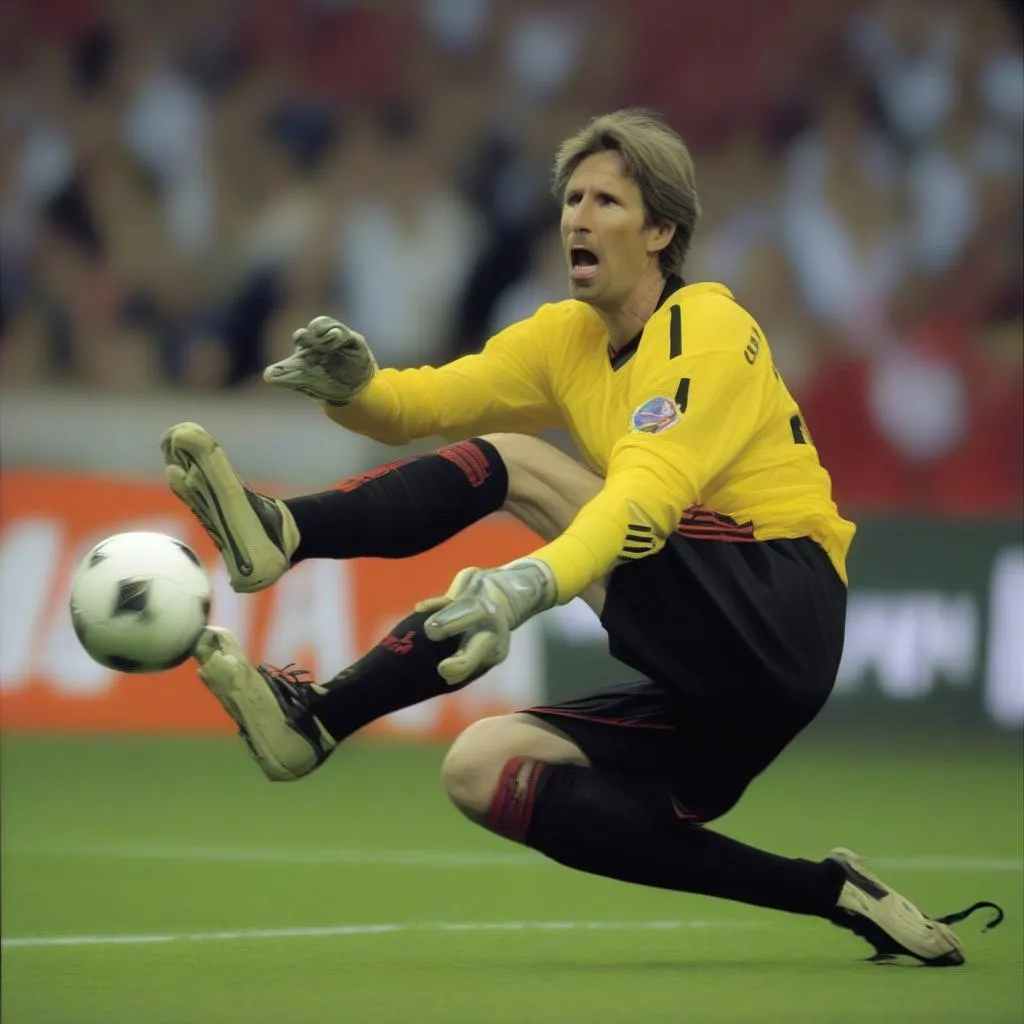 Edwin van der Sar, Sietsma - Lòng dũng cảm phi thường của người gác đền