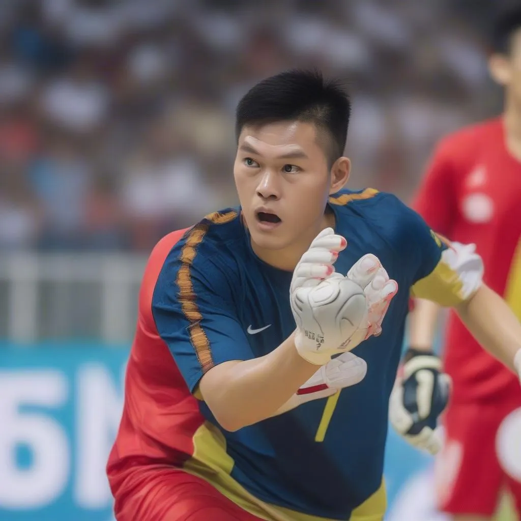 Hình ảnh &lt;Tên Thủ Môn&gt; trong trận đấu SEA Games 30