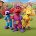 Hình ảnh hoạt hình ngộ nghĩnh trong "Tweenies Its Messy Time VHS"