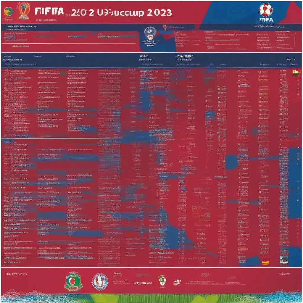 Lịch thi đấu U20 World Cup 2023