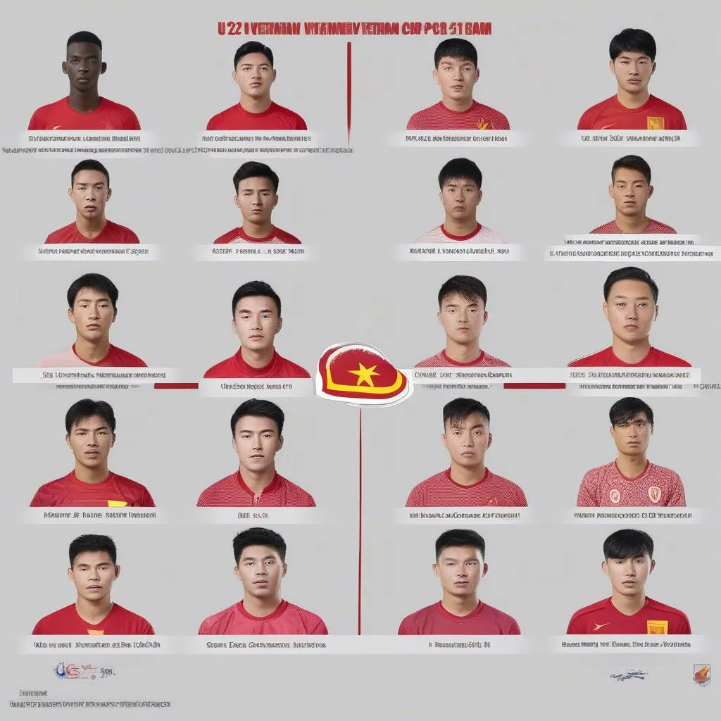 Cầu thủ U23 Việt Nam thi đấu tại U23 Châu Á 2024