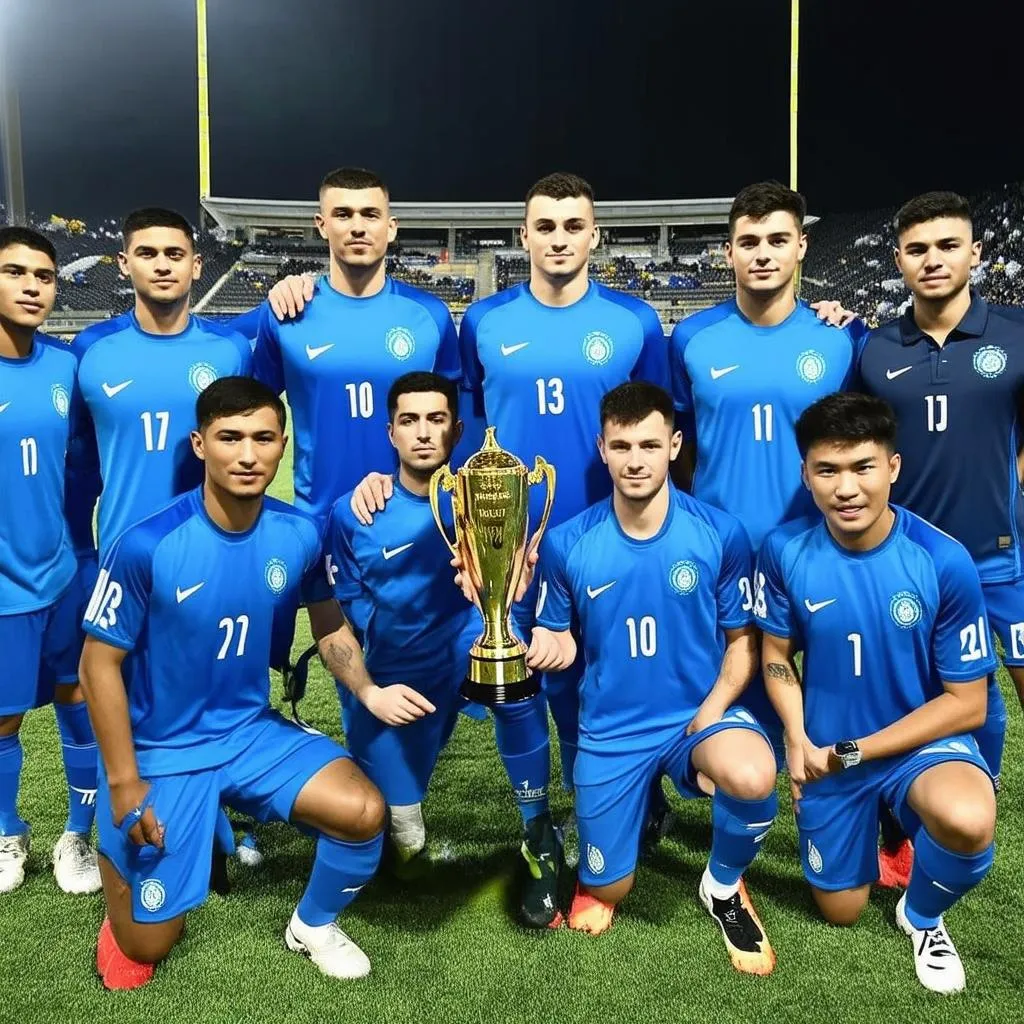 U23 Uzbekistan chiến thắng