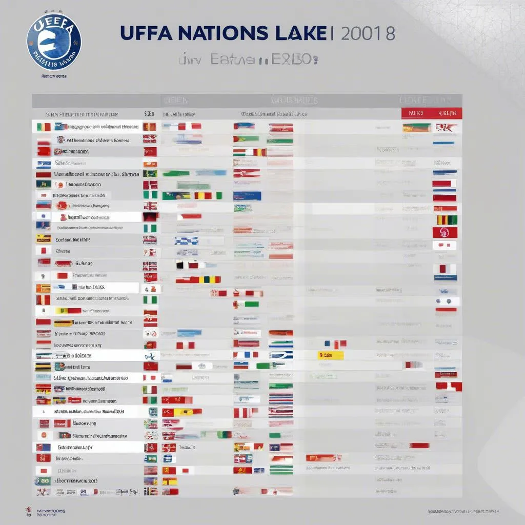 Lịch Thi Đấu UEFA Nations League