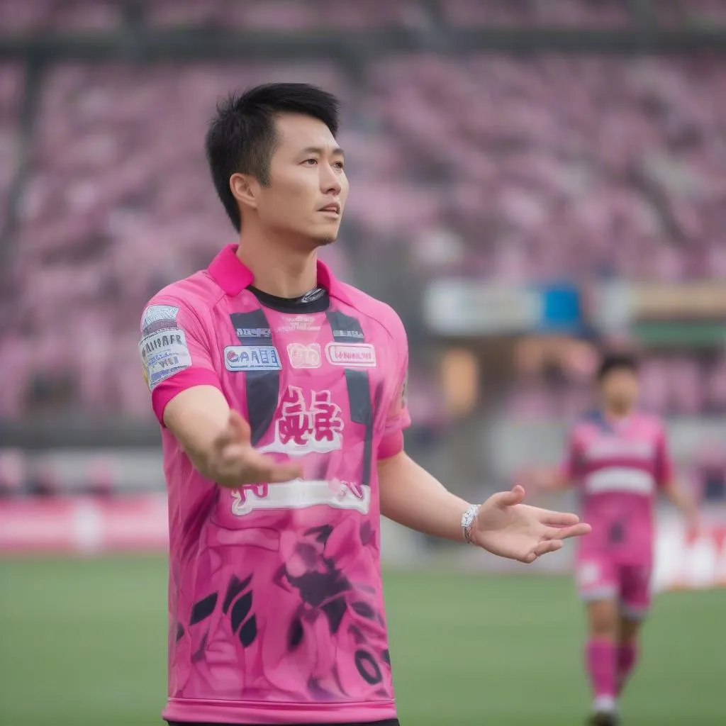 Văn Lâm trong màu áo Cerezo Osaka