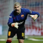 Victor Valdes trong màu áo Barcelona