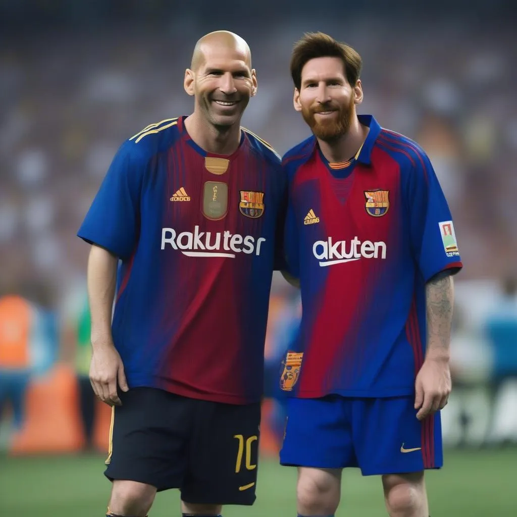 Zinédine Zidane - Lionel Messi 