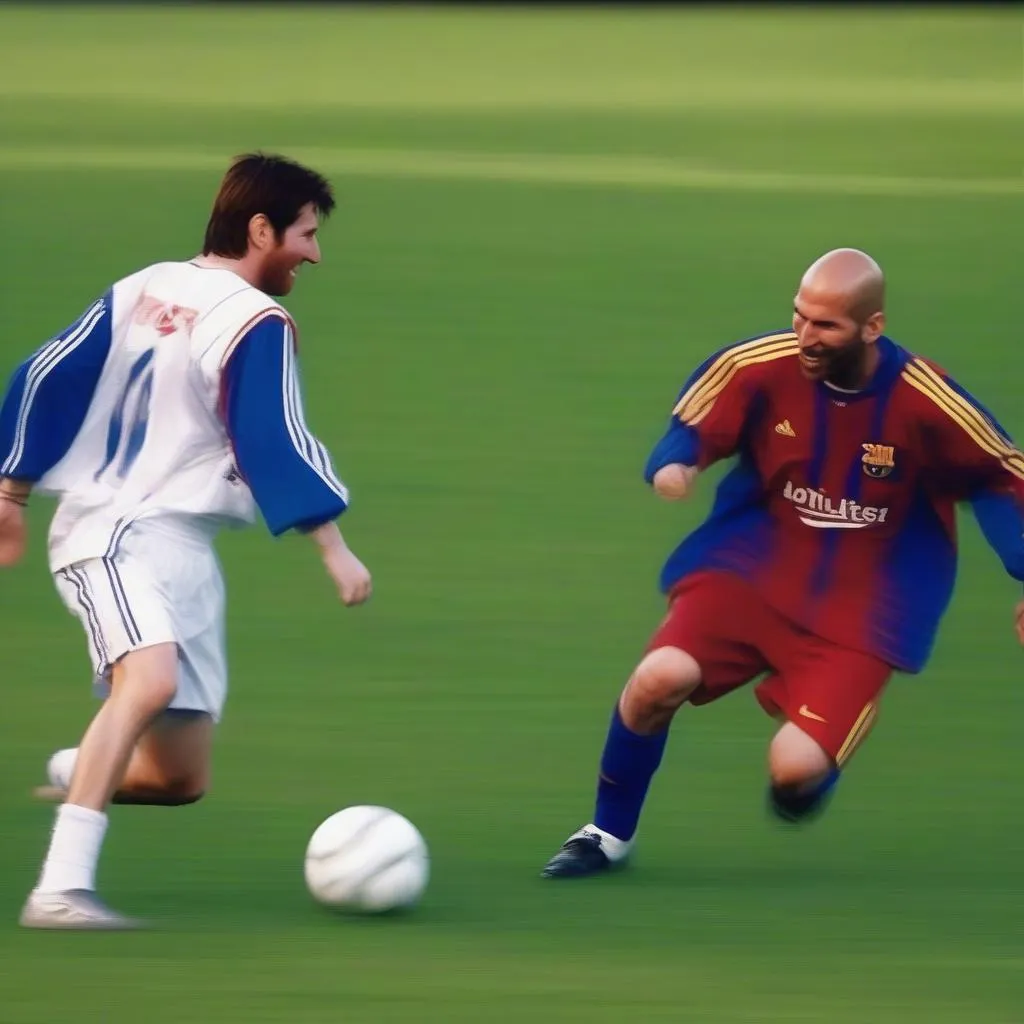 Zinédine Zidane - Lionel Messi