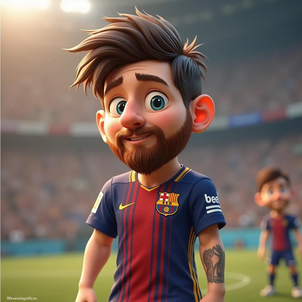 Cute and adorable avatar of Messi