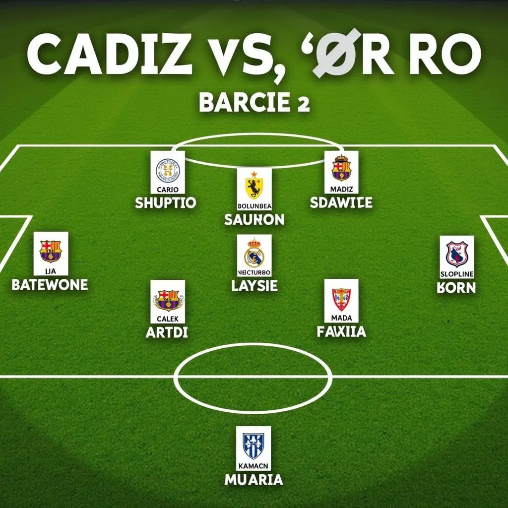 Cadiz vs Barca đội hình ra sân