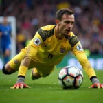 De Gea bay người cản phá