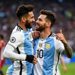 Di Maria và Messi trong trận chung kết Copa América 2021