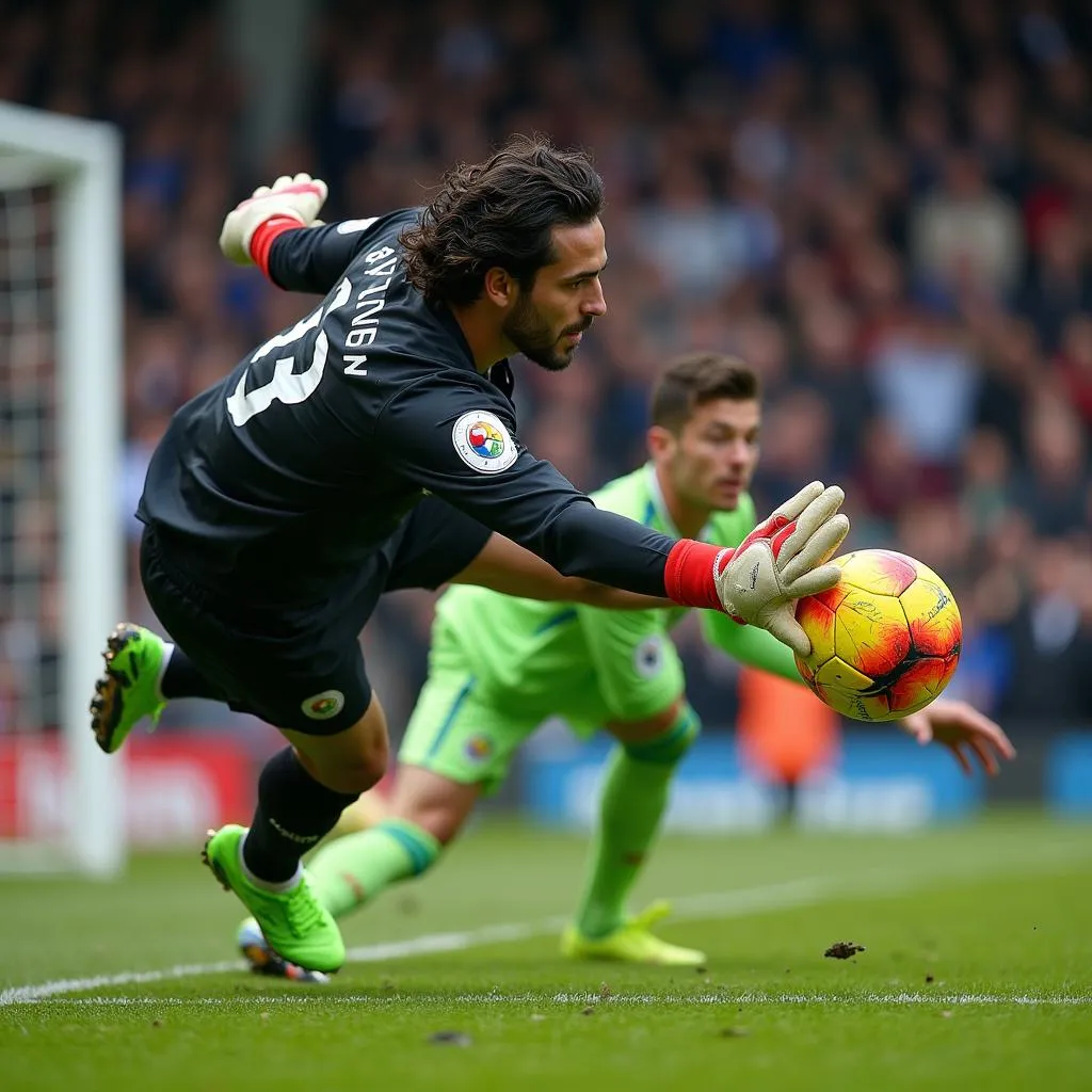 Hugo Lloris bay người cứu thua