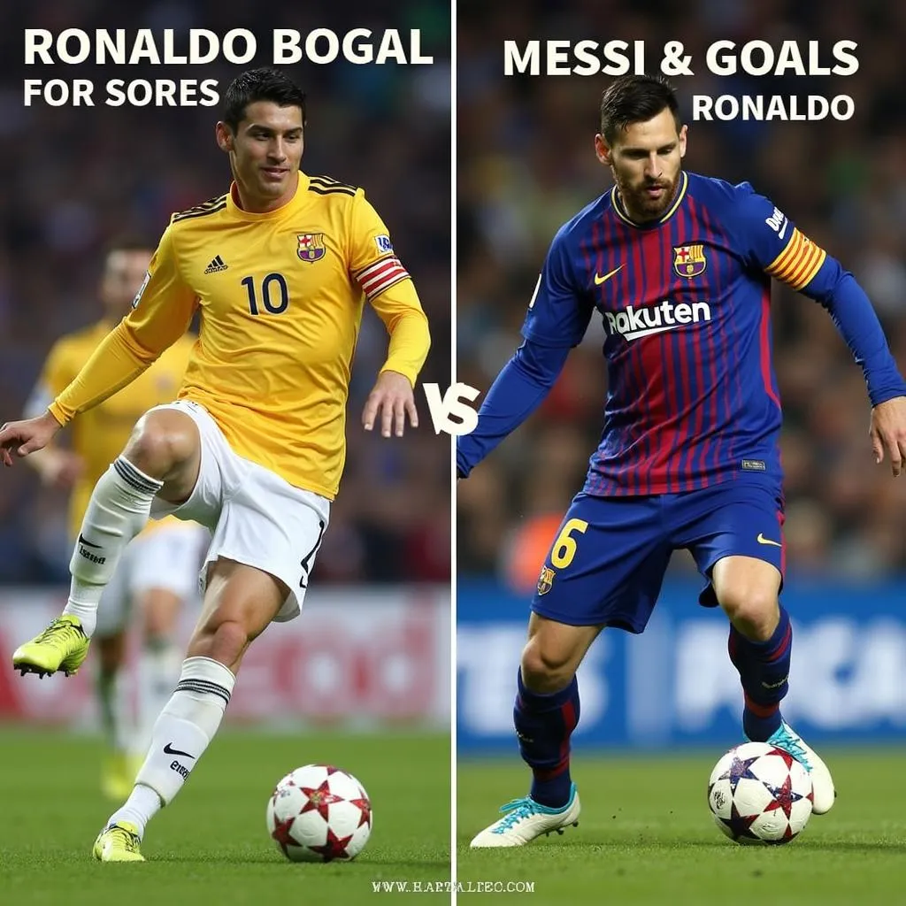 Ronaldo và Messi: Ai là sát thủ ghi bàn hiệu quả hơn?