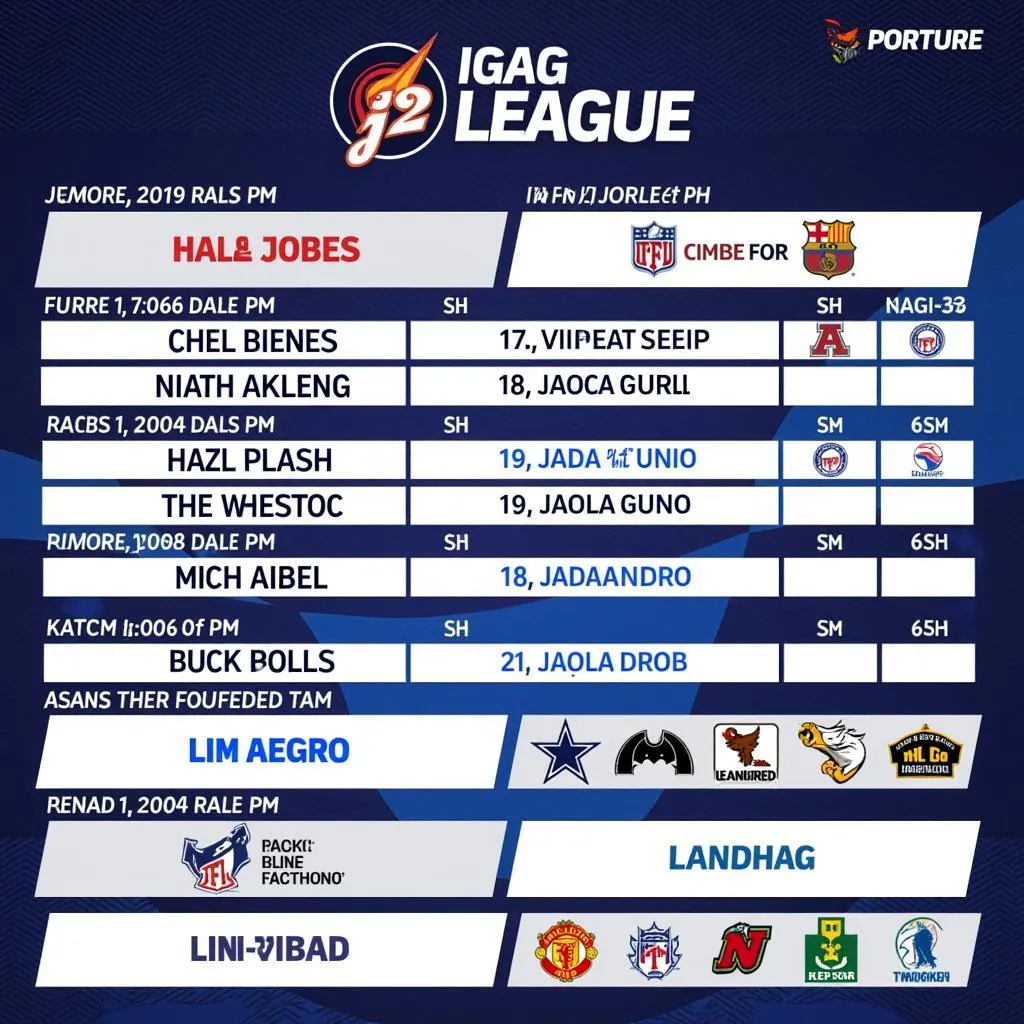 Lịch thi đấu J2 League