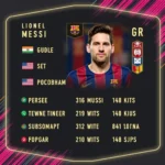 Lionel Messi GR FO4 trong game