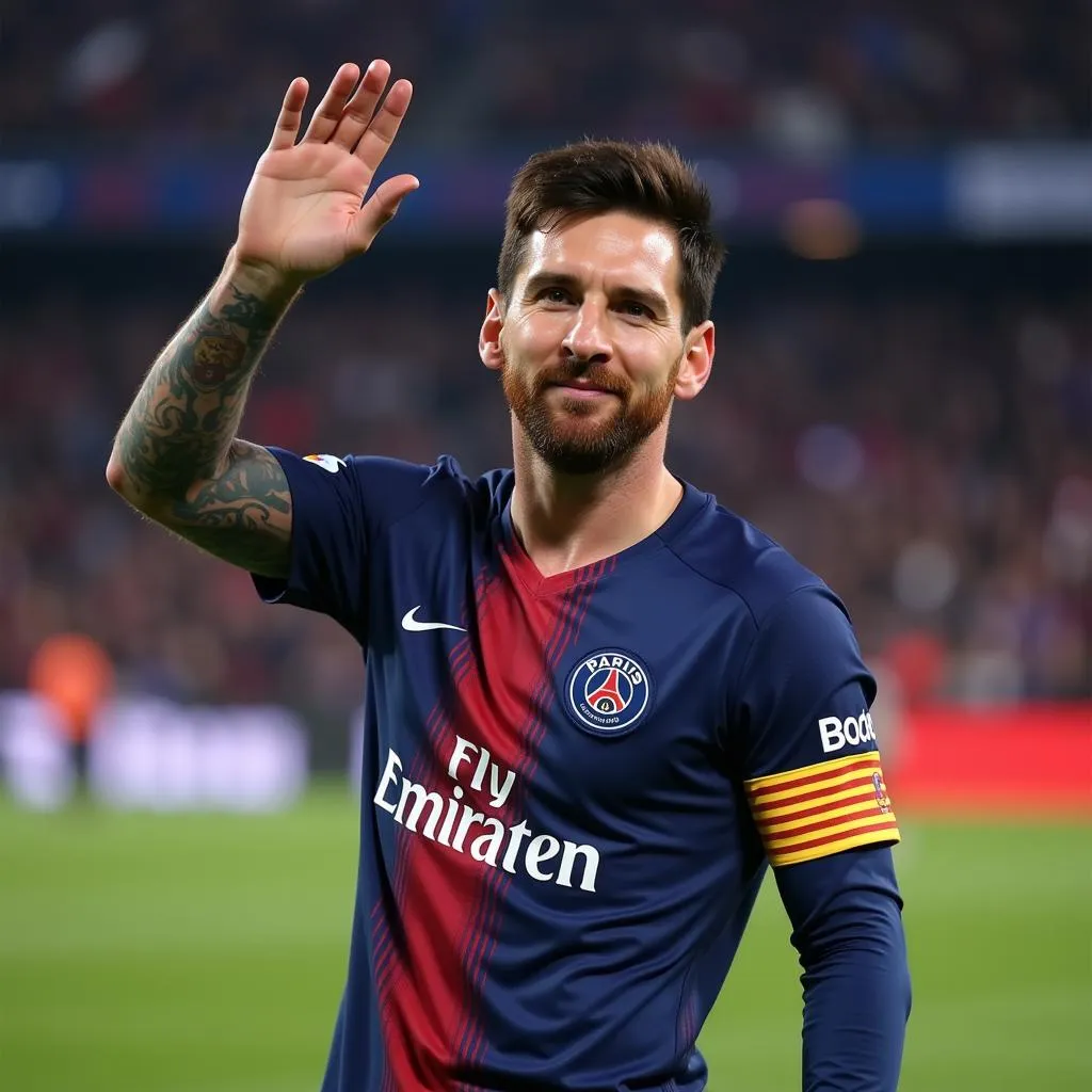 Lionel Messi makes his PSG debut