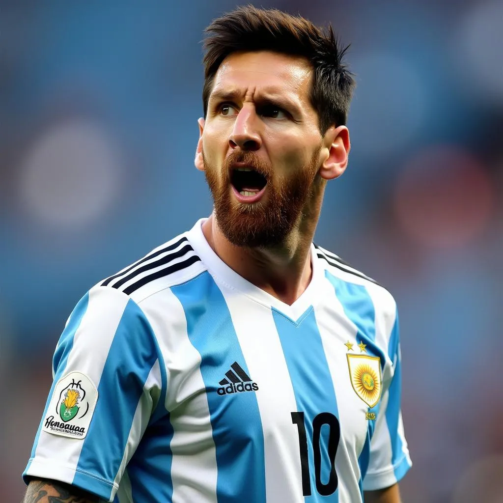 Lionel Messi Leading Argentina in the World Cup