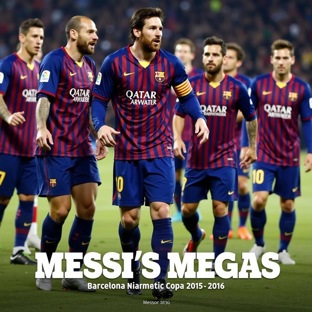 Messi tỏa sáng trong màu áo Barcelona năm 2016