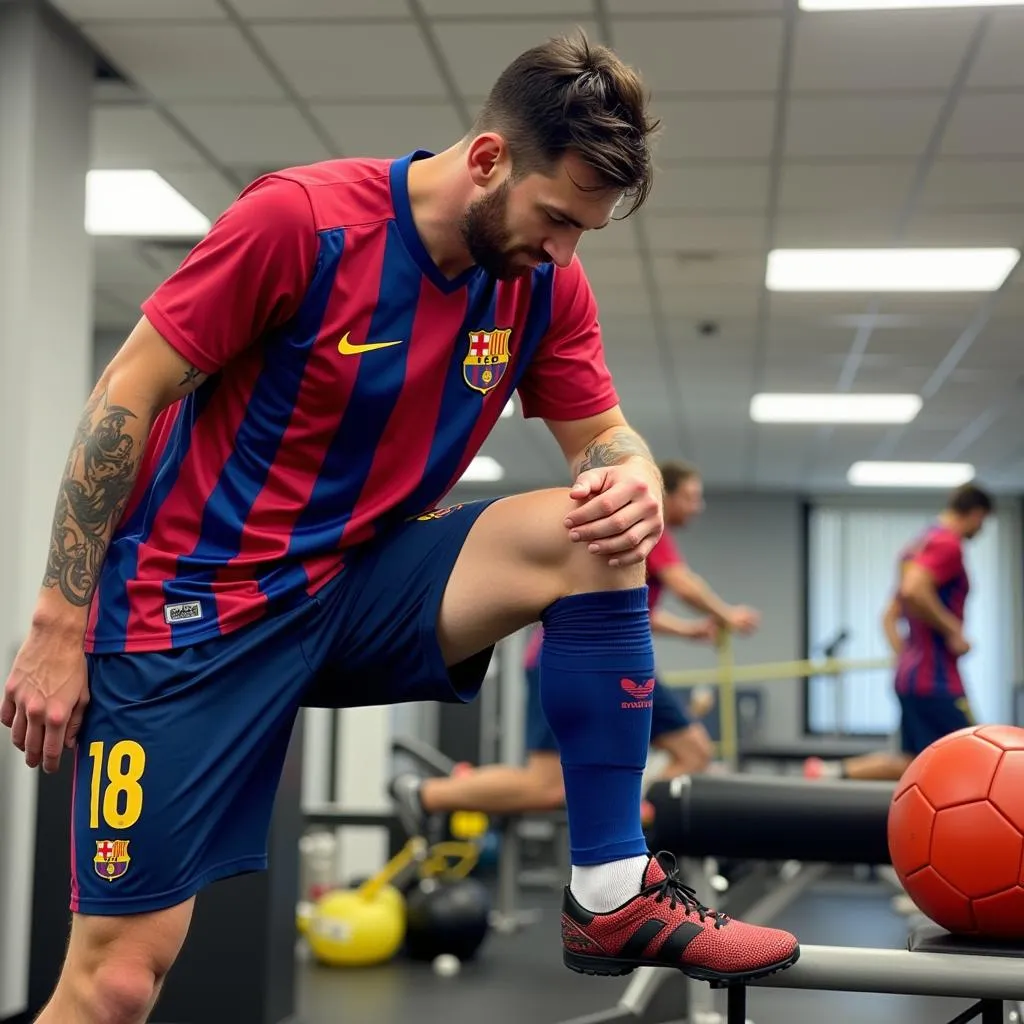 Messi Recovering from Bleeding Injury